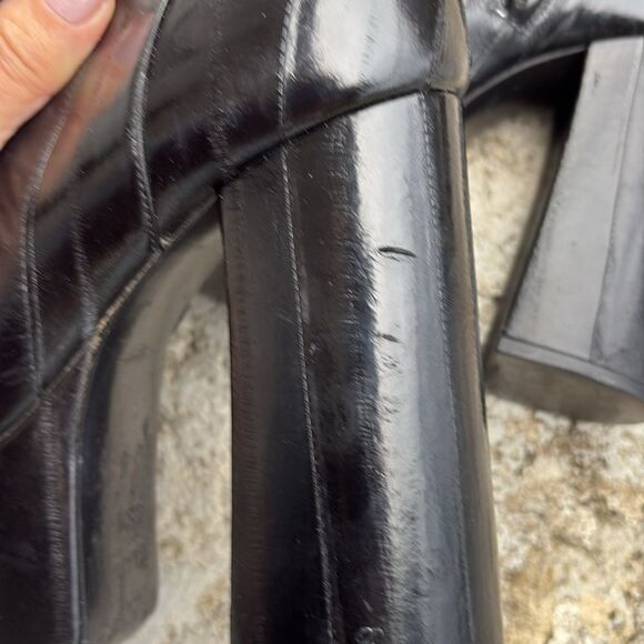 Saint Laurent eel skin boots - Picture 7 of 12